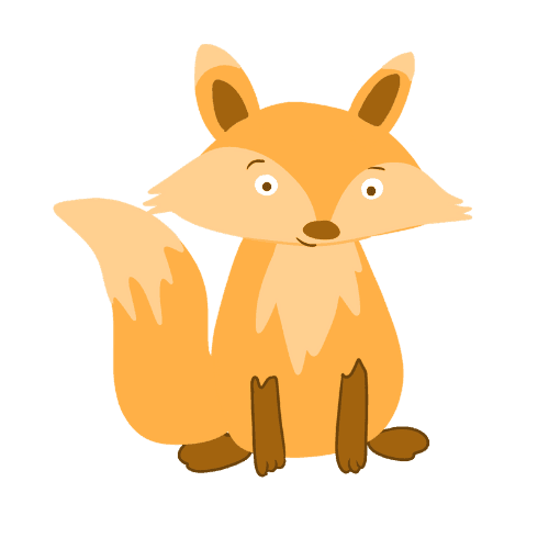 Fox picture card