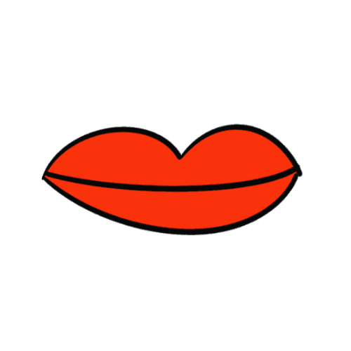 Lip picture card